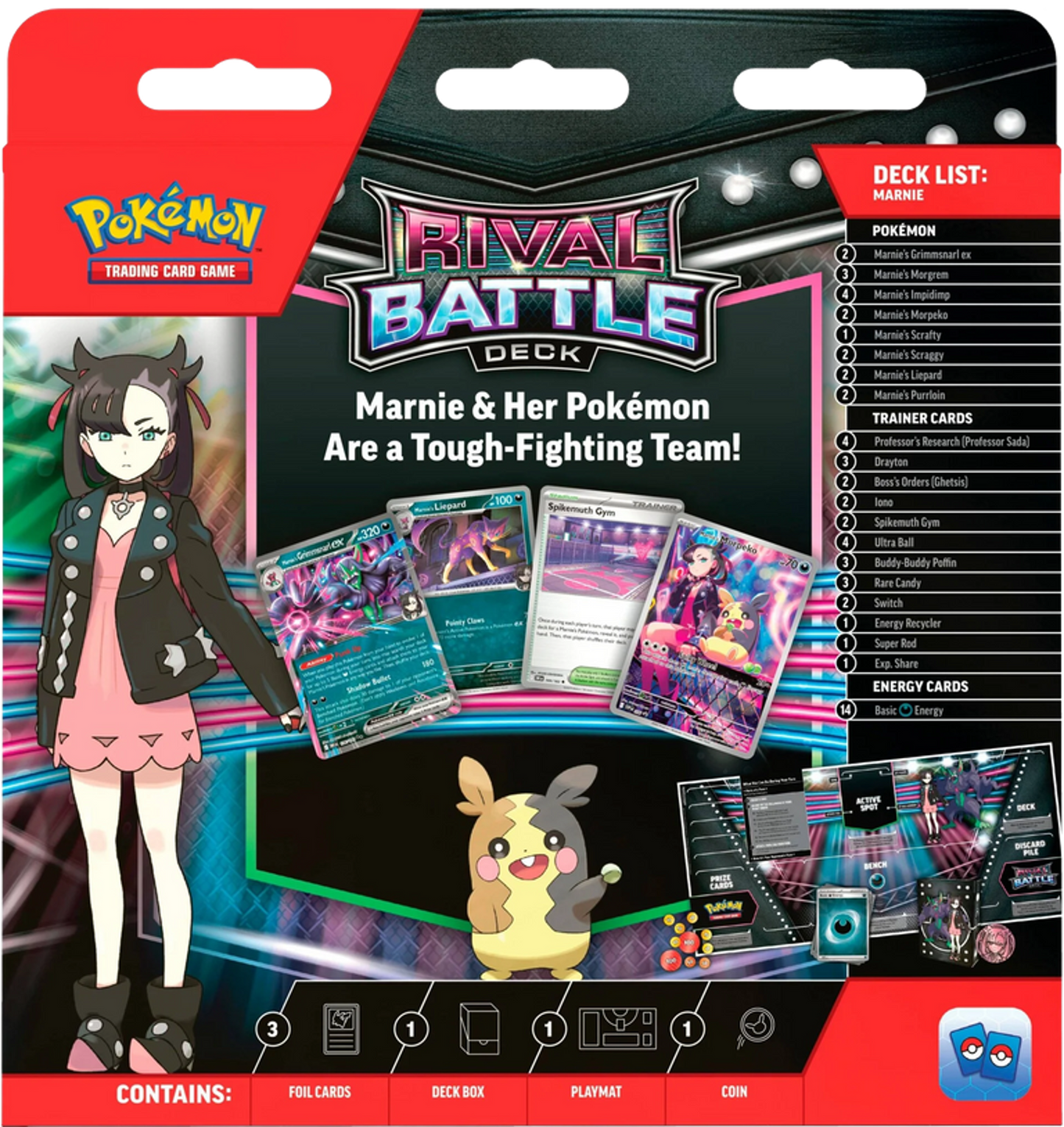 Pokemon Marnie Battle Deck (ESP)