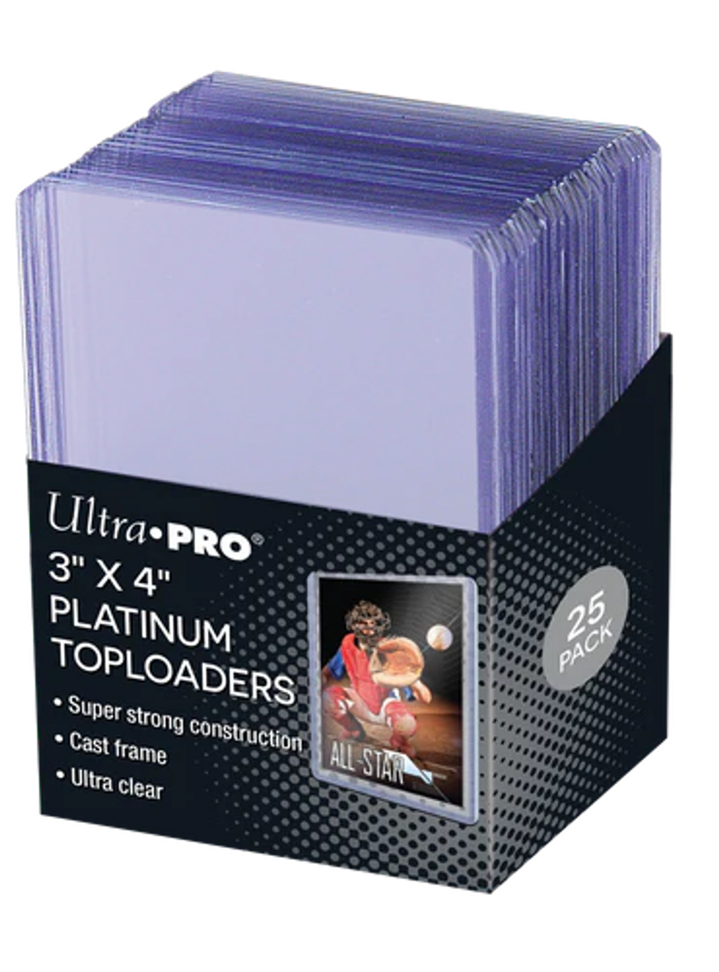 Paquete de Platinum Toploaders UltraPro Protectores para Cartas Coleccionables