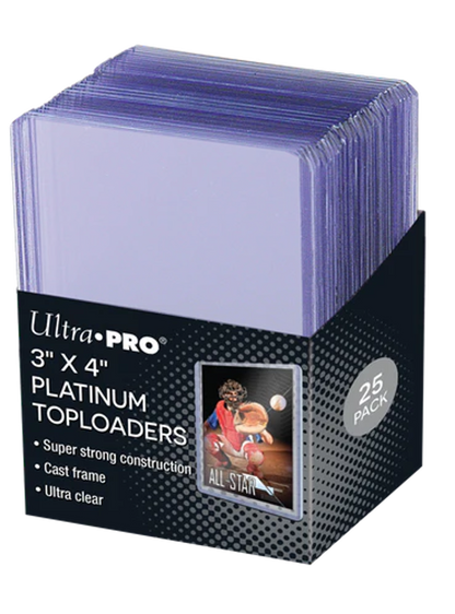 Paquete de Platinum Toploaders UltraPro Protectores para Cartas Coleccionables